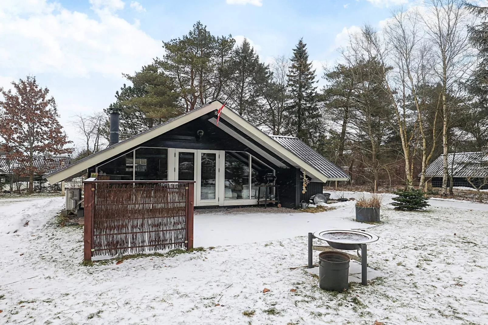 Ferienhaus in der Nähe eines Angelsees-Aussicht