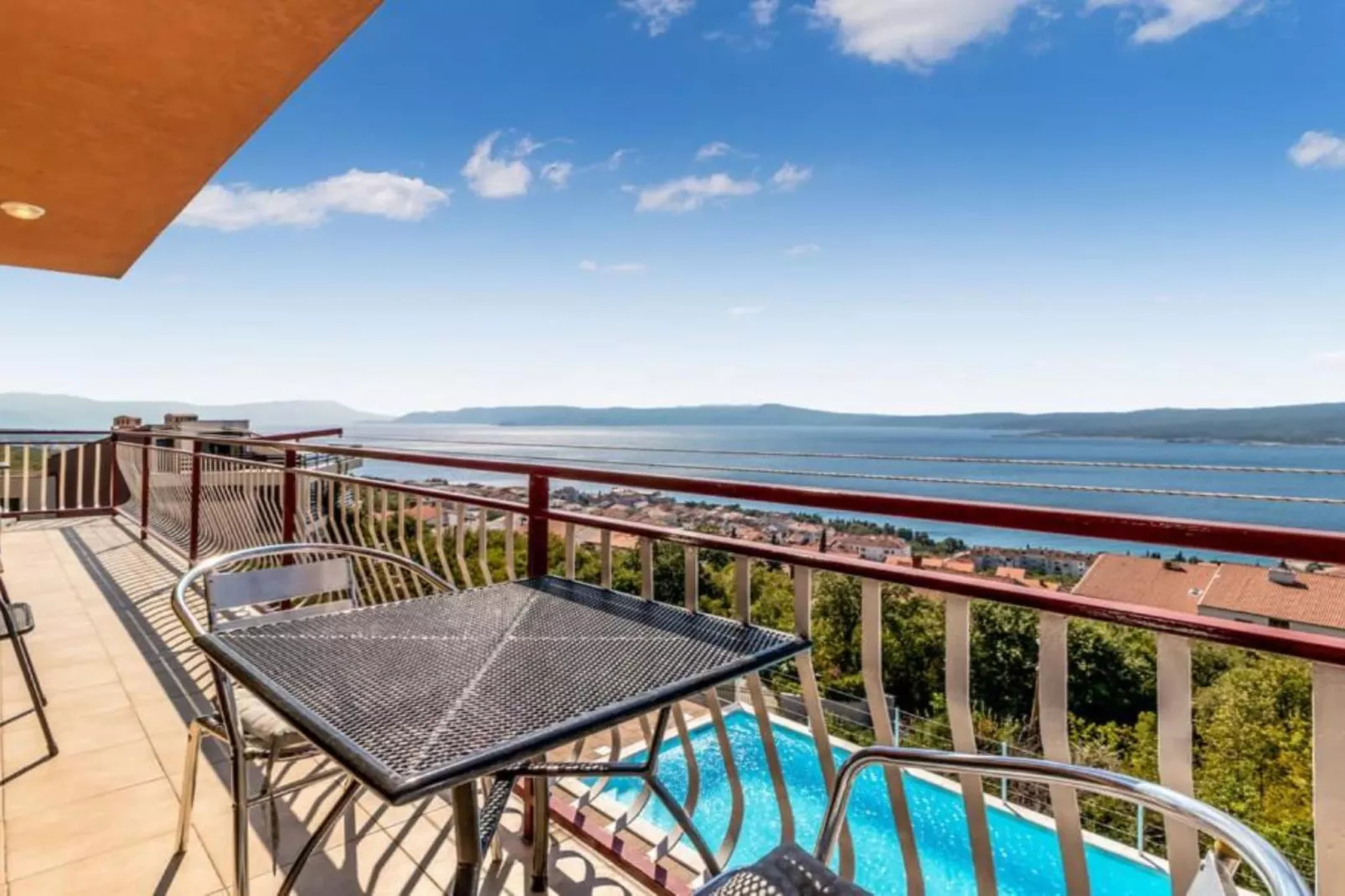 Apartments Panorama - Two Bedroom Apartment with  Terrace and Sea View (1)-Terrasse/Balkon