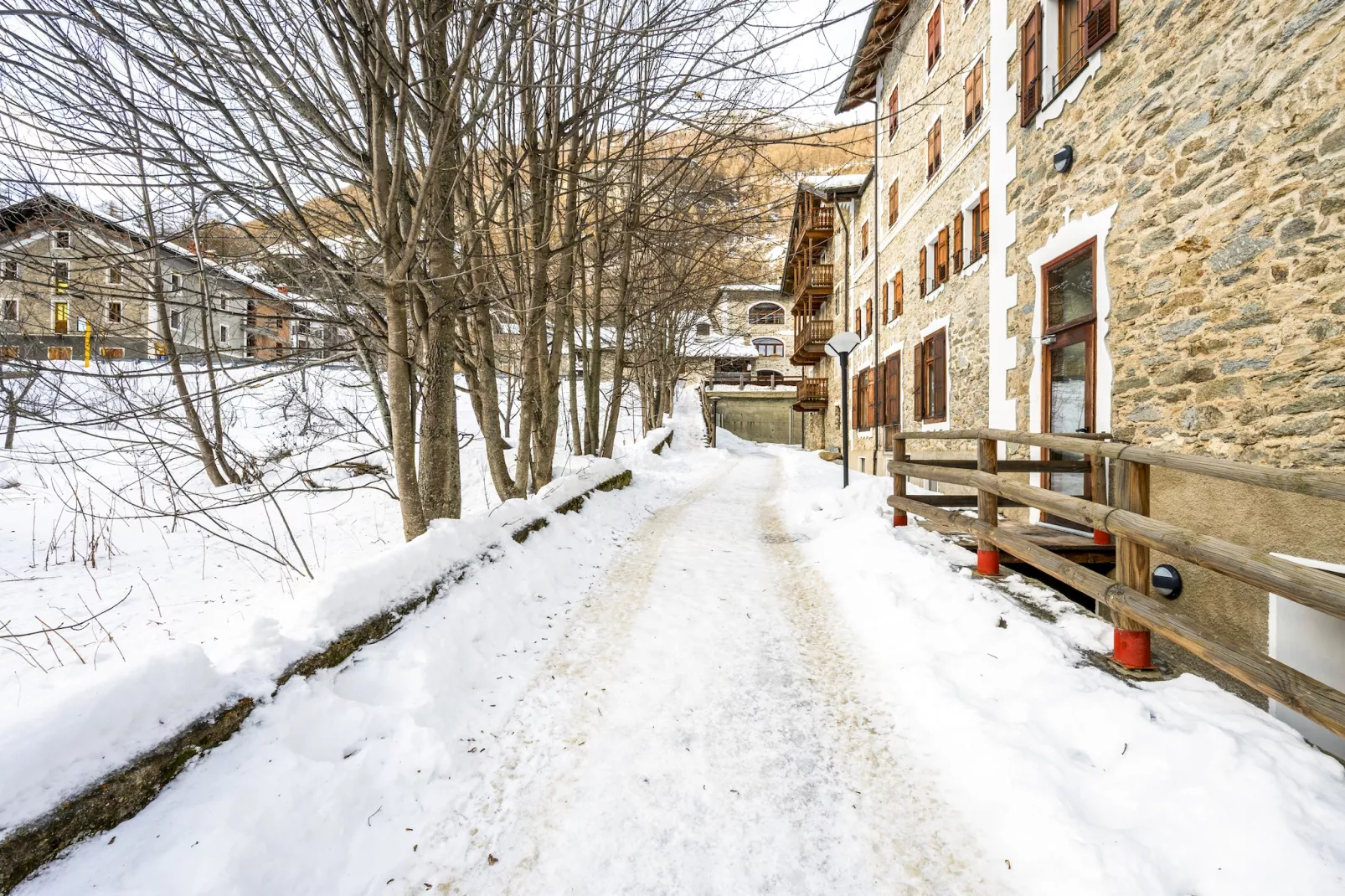 TRILO 1 CERESOLE - Vue d'hiver