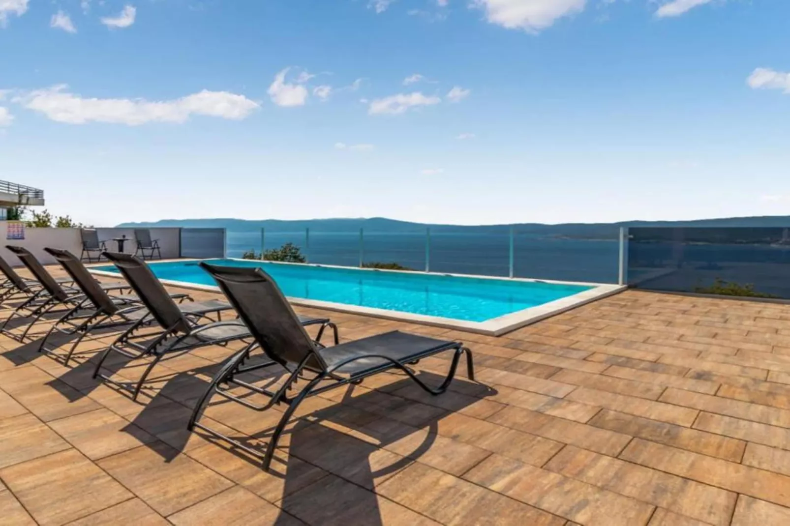 Apartments Panorama - Two Bedroom Apartment with  Terrace and Sea View (1)-Schwimmbad