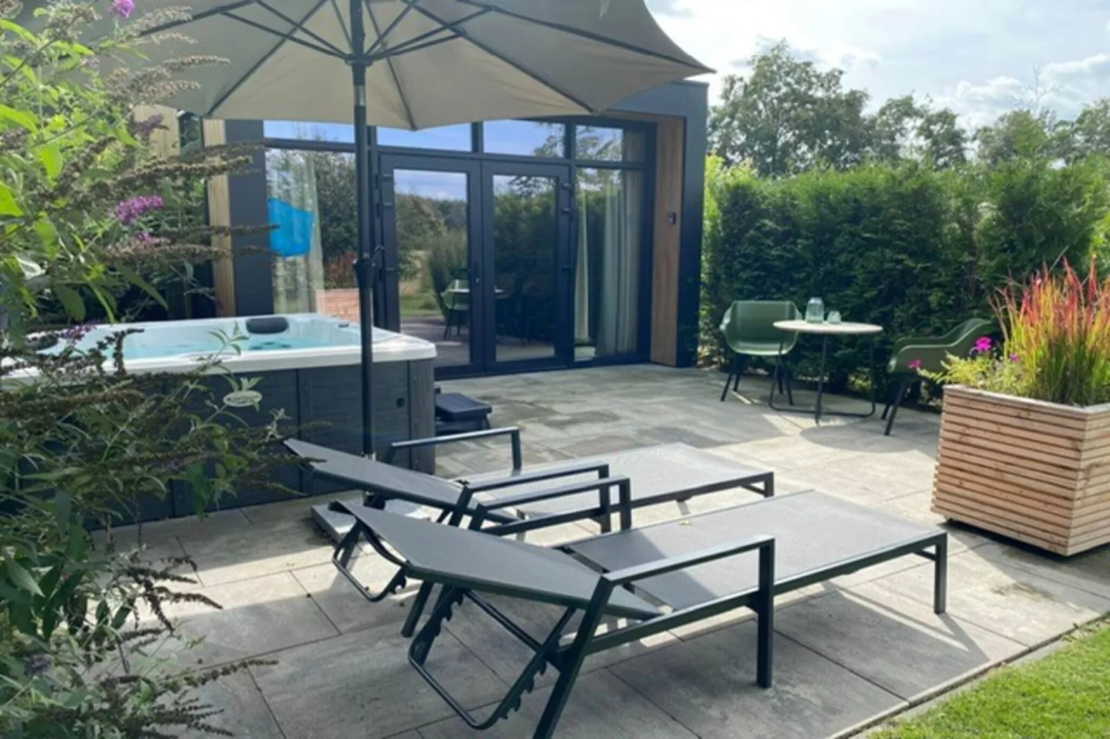 Wellnesslodge Specht 2p-Terrace balcony