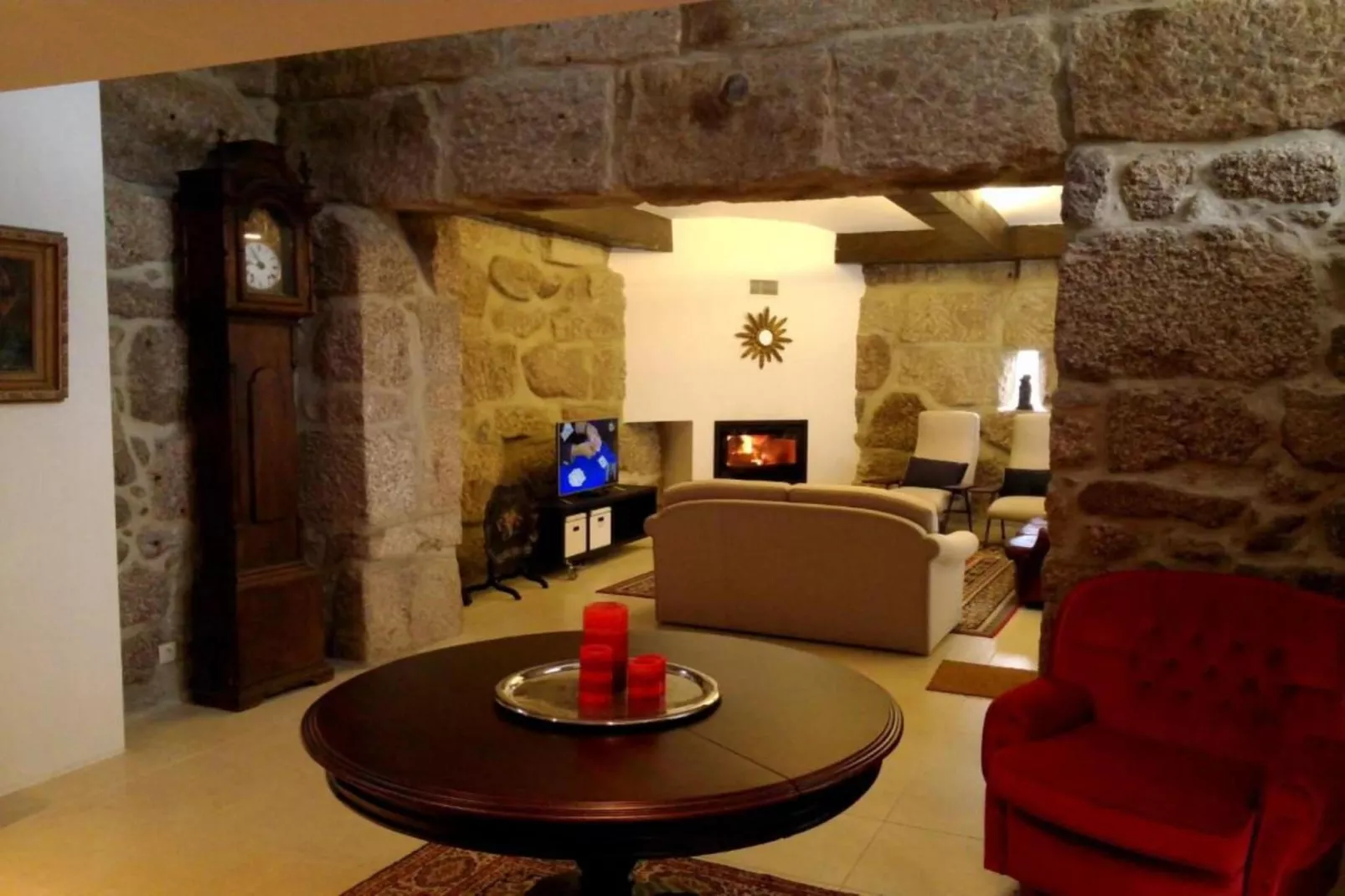 Casa da Ventozella/Triple Room with Private Bathroom-Living room