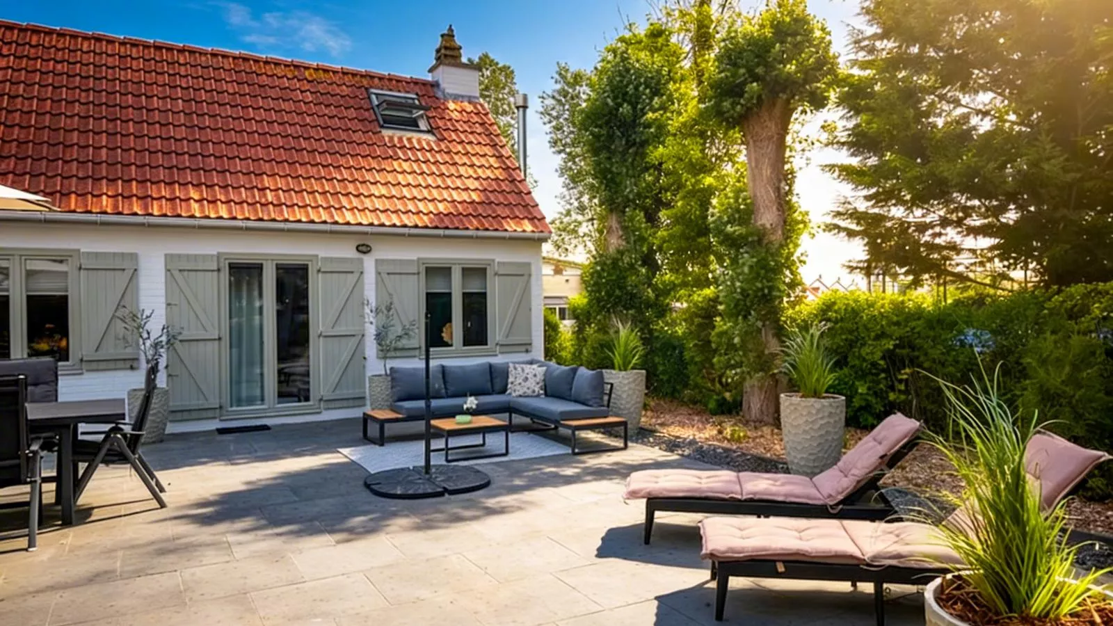 Villa Belle Haan-Garten Sommer