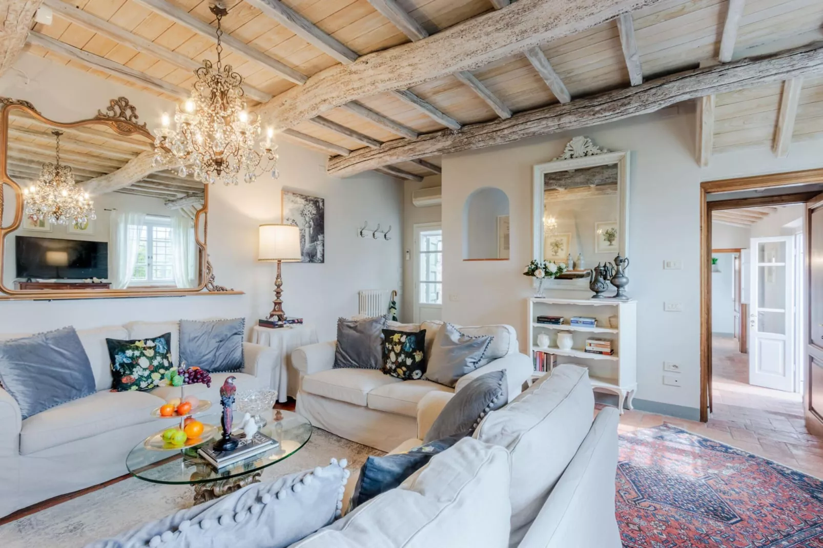 La Macina Farmhouse - Wohnzimmer