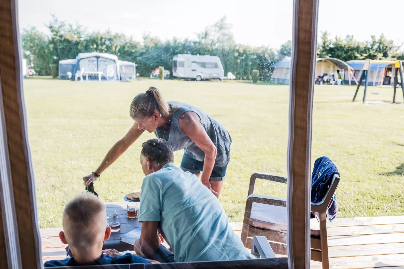 Camping Nommerlayen 2-Terrassenbalkon