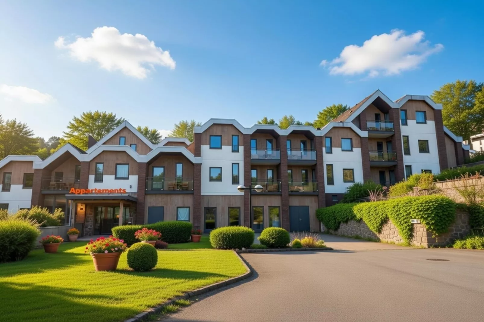 Apartment 4P - Basic - Außenbereich Sommer