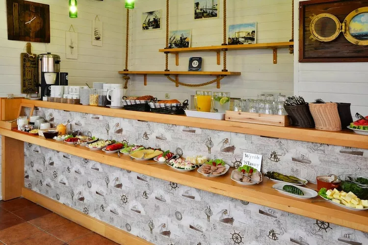 Piętrowe domki wakacyjne dla 5 osób w Bobolinie-Kitchen