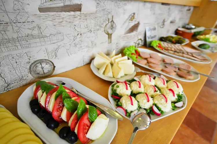 Piętrowe domki wakacyjne dla 5 osób w Bobolinie-Kitchen