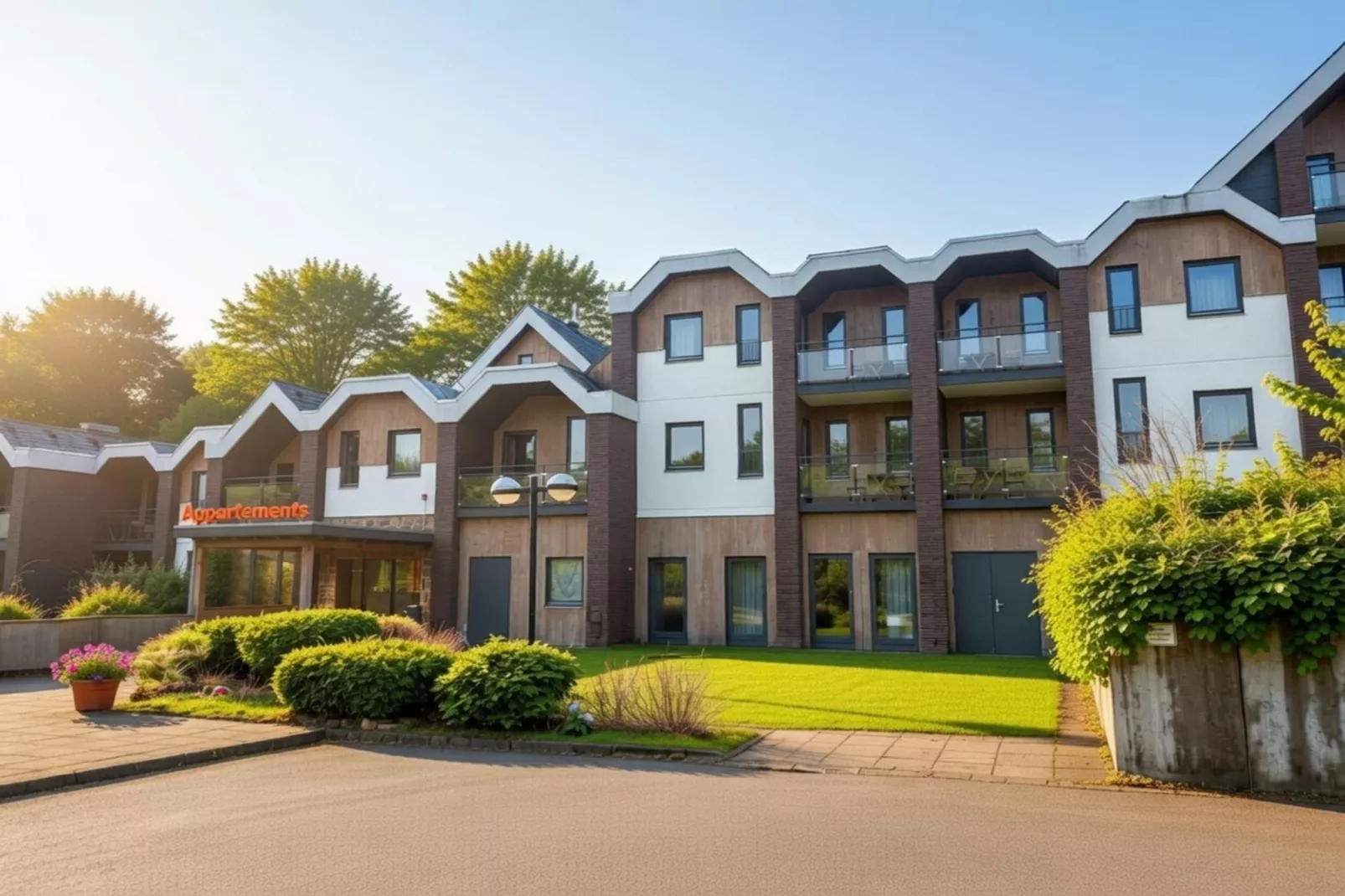 Apartment First Floor - Außenbereich Sommer