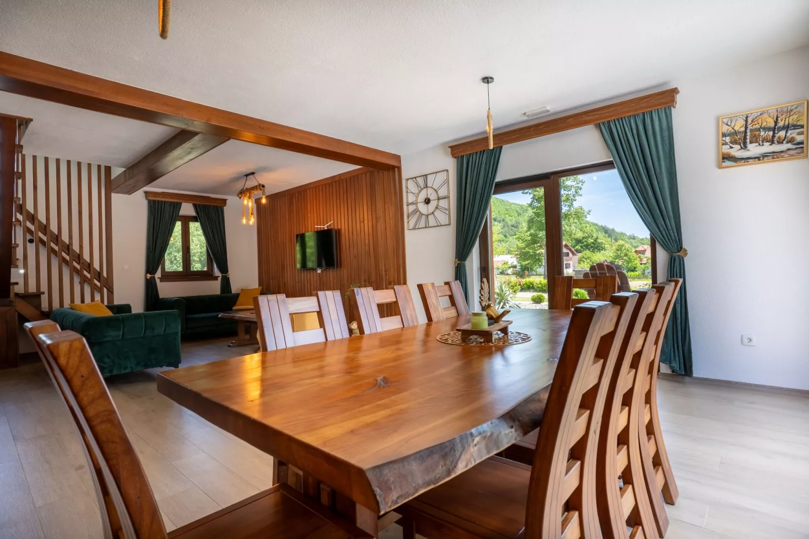 Villa Brusiana with covered heated pool-Cuisine