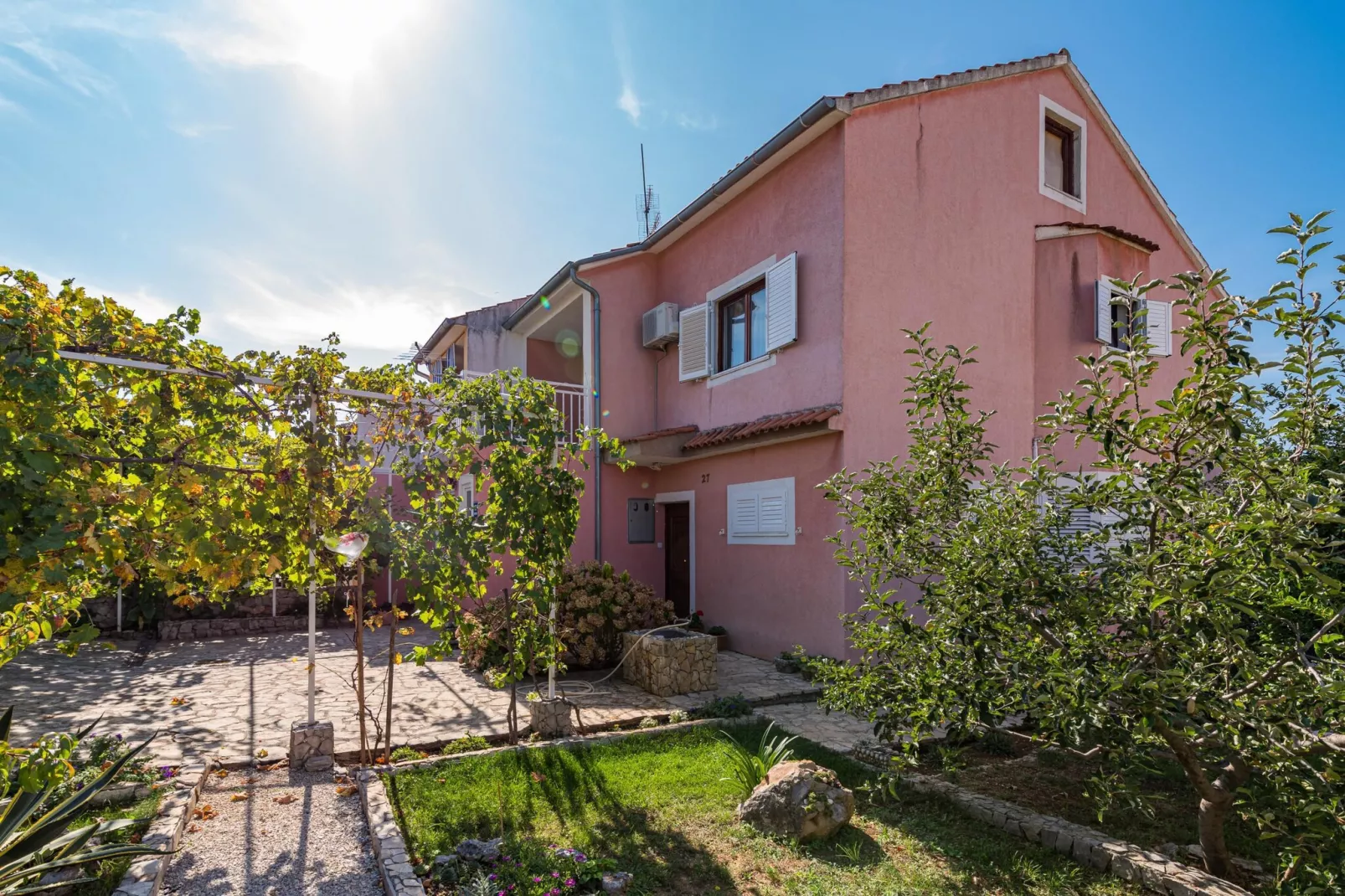 Apartments Bruna - one bedroom apartment A2-Exterior in summer