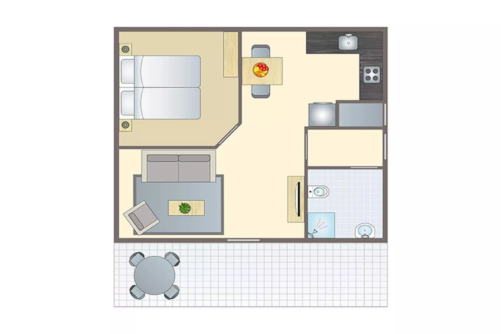 Bungalow 2A-Plan