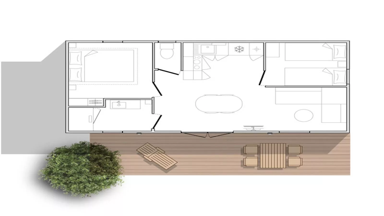 Wadden lodge comfort-Plan