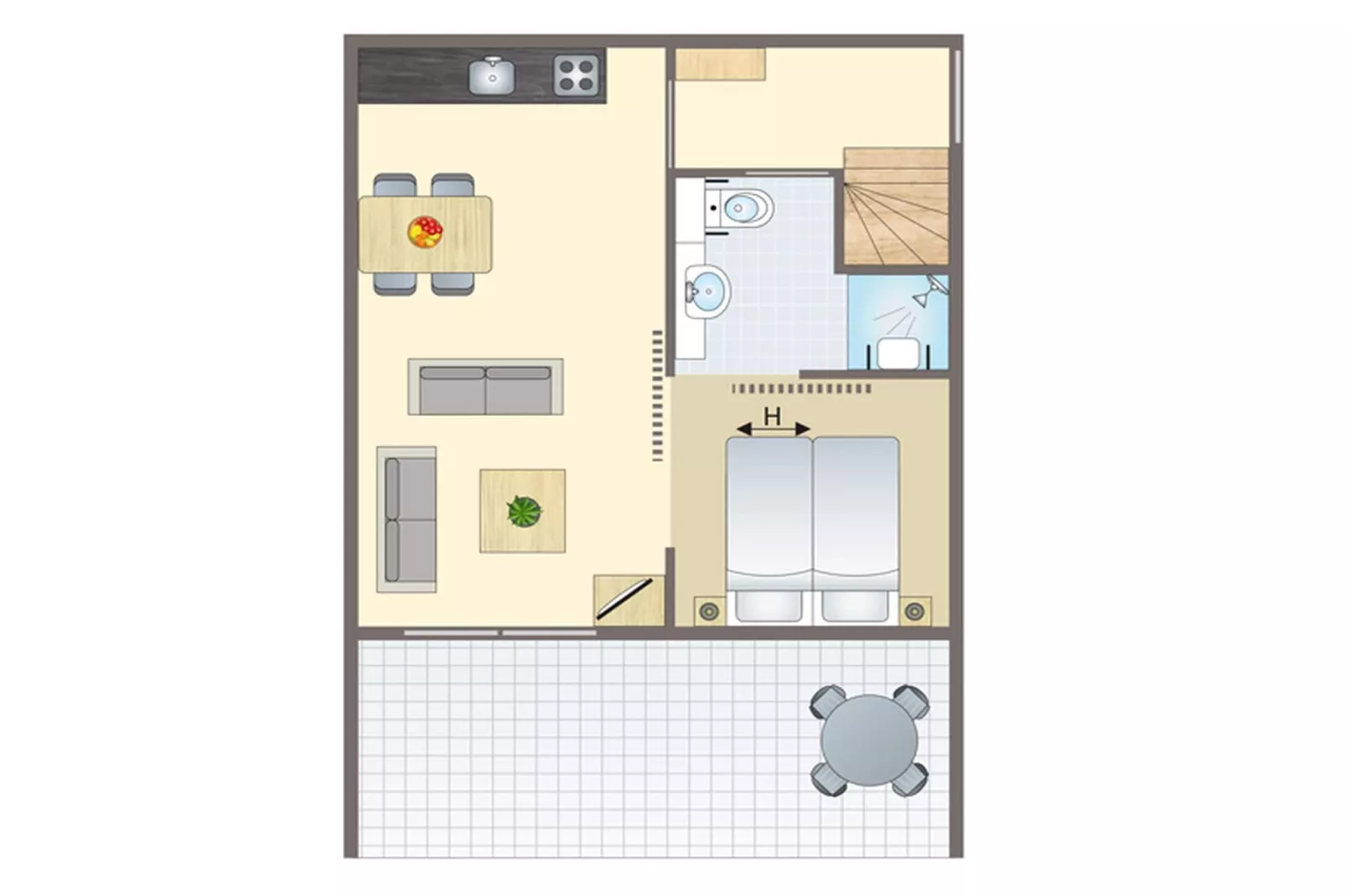 Vakantiepark Reevallis 5-Plan