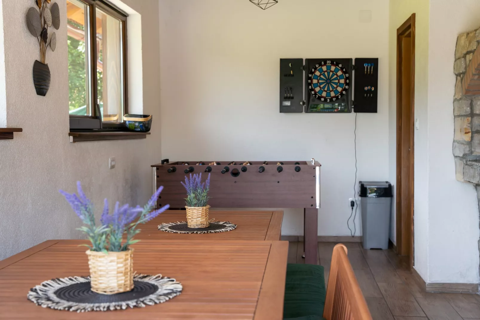 Villa Brusiana with covered heated pool-Salle à manger