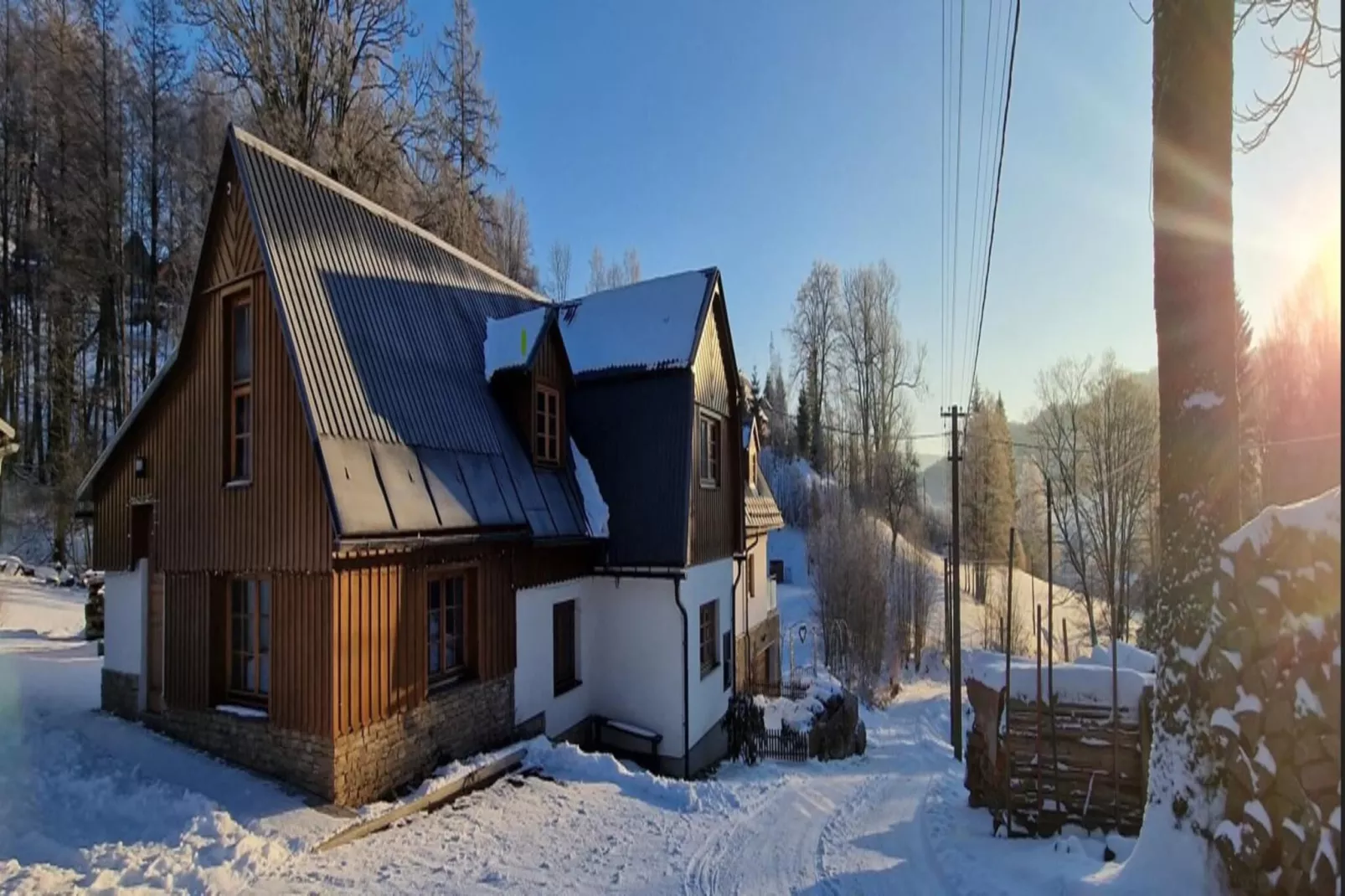 Vysoke nad Jizerou KDS007-Vue d'hiver