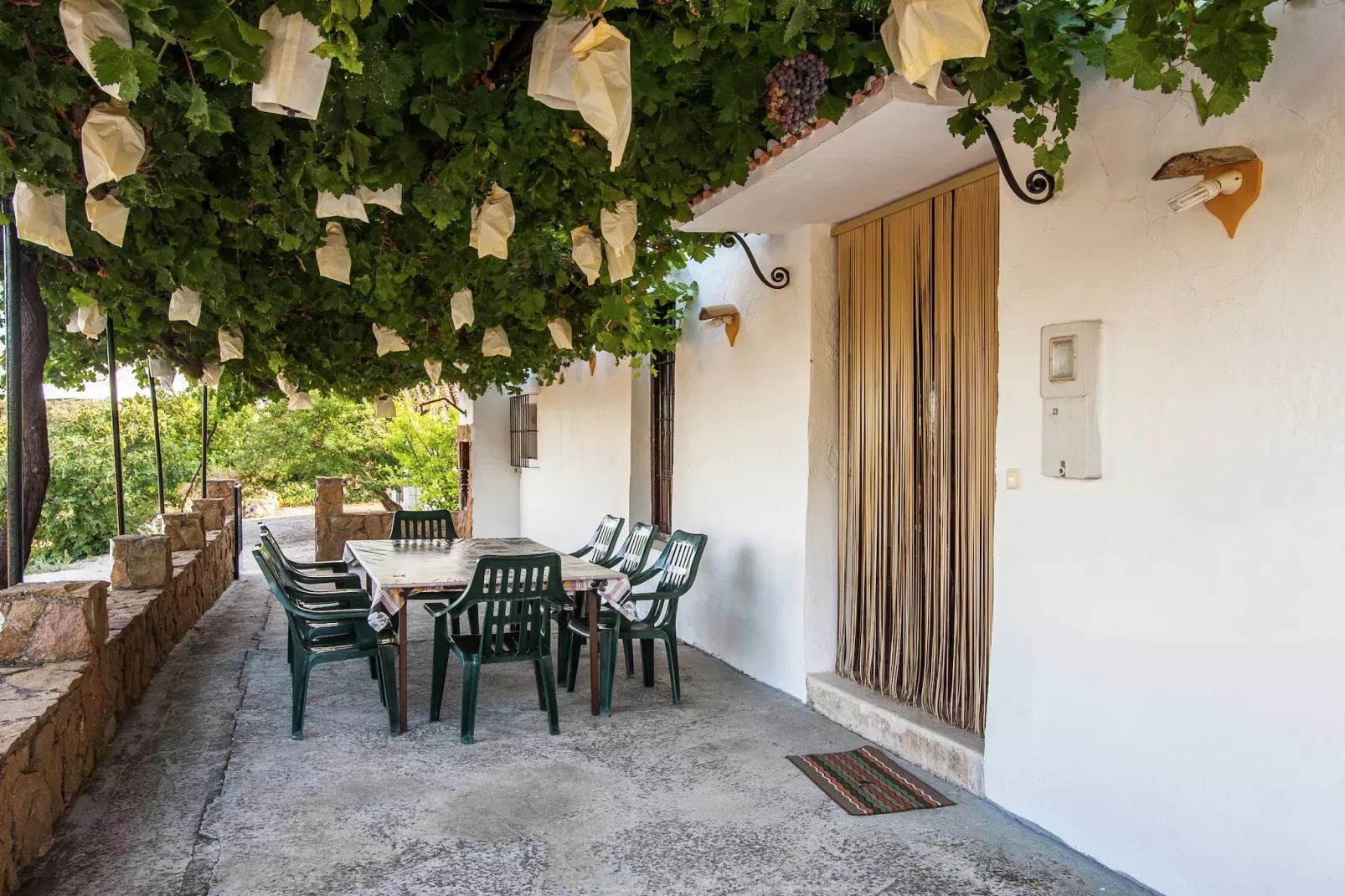Cortijo El Llano-Terrasse/Balkon
