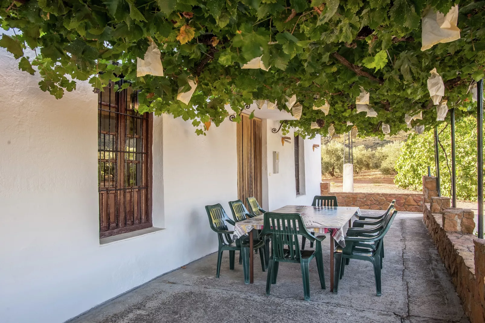 Cortijo El Llano-Terrasse/Balkon