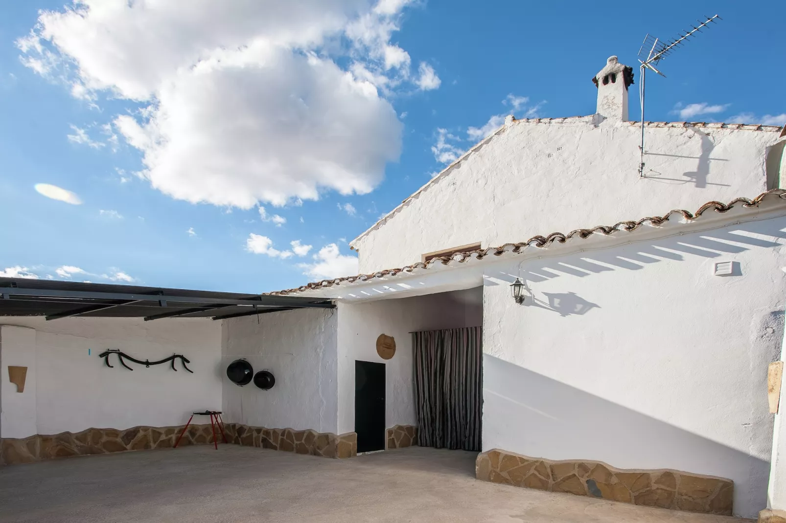 Cortijo El Llano-Terrasse/Balkon