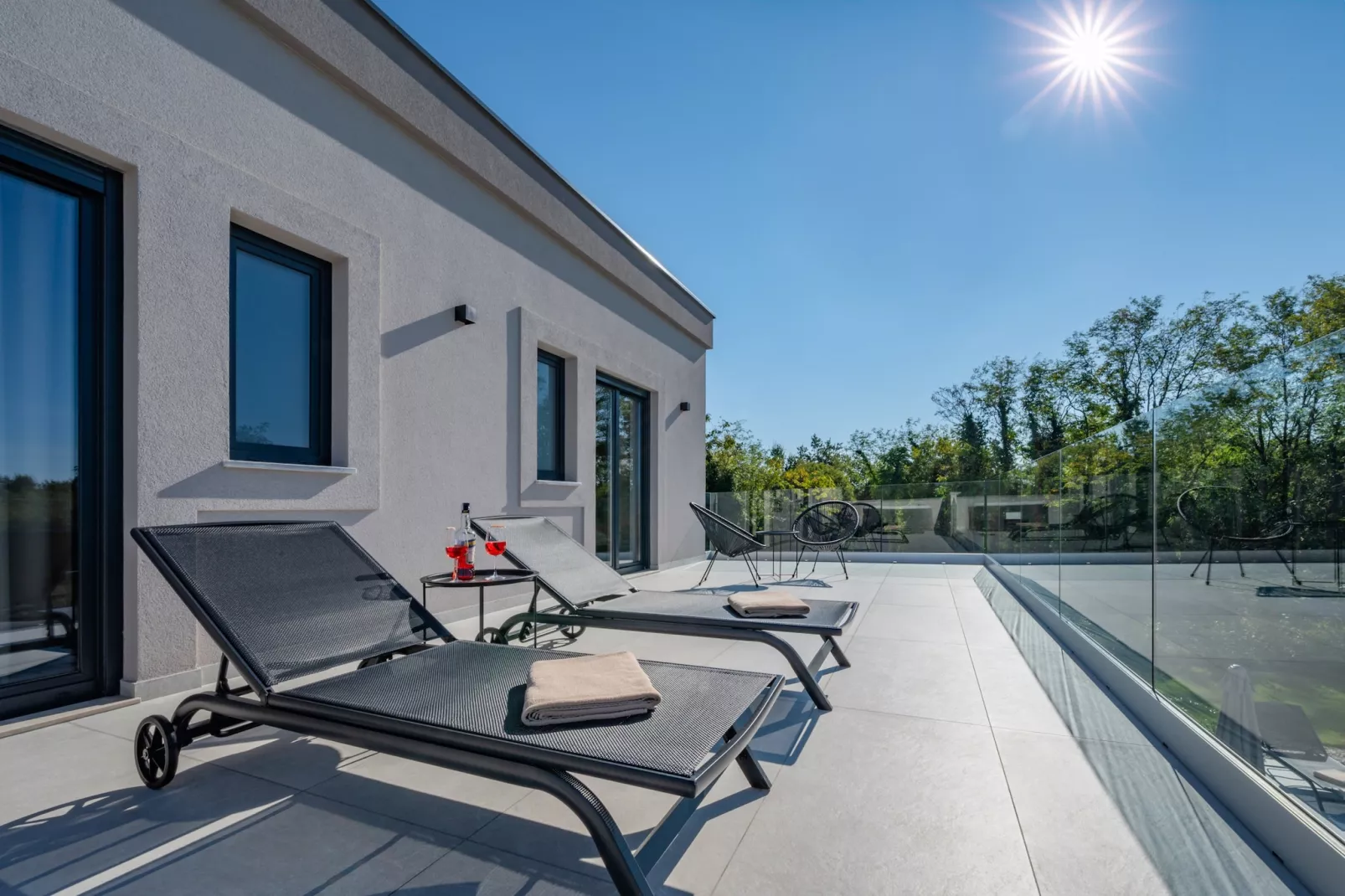 Villa Kalea with pool-Terrace