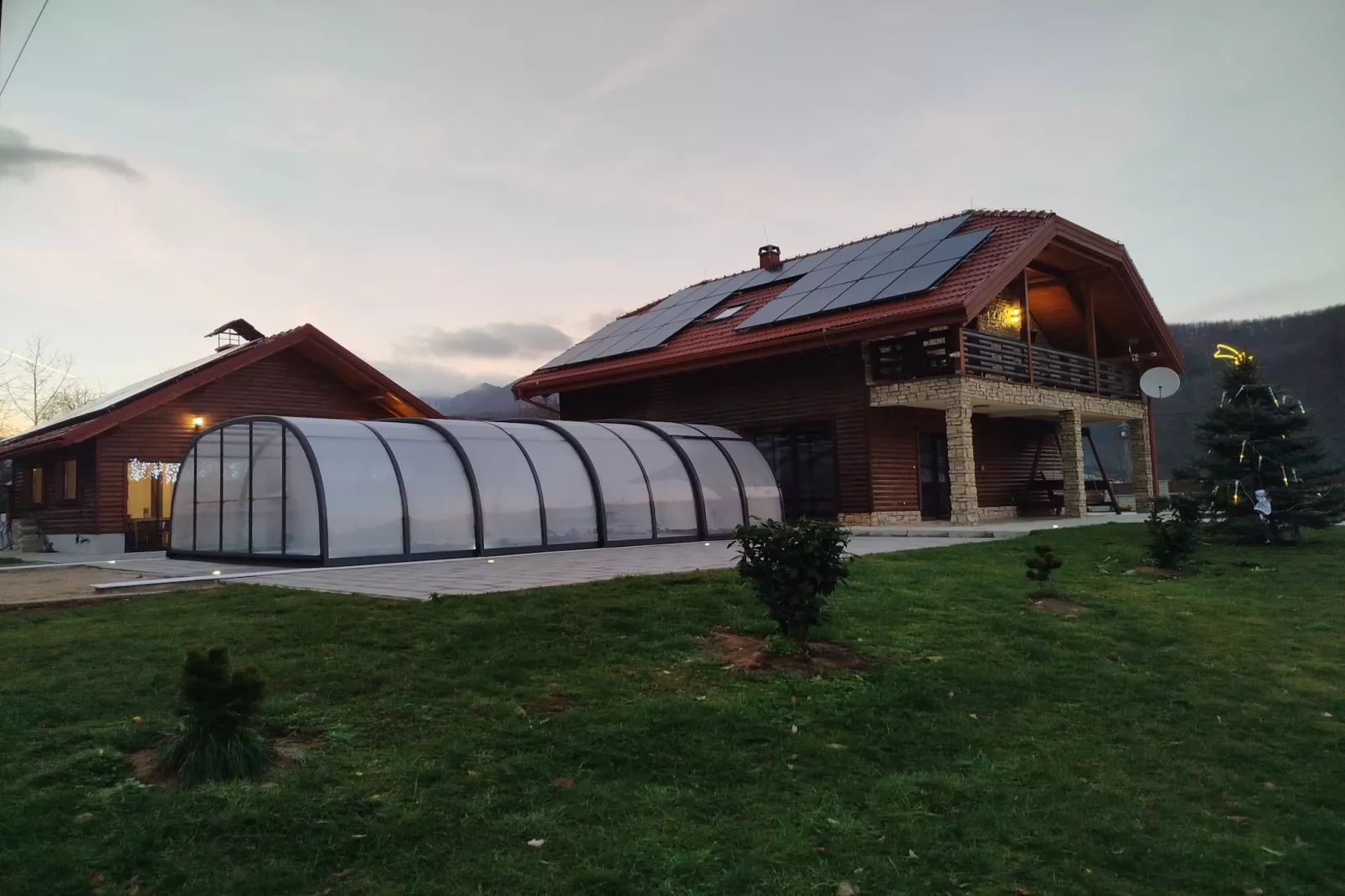 Villa Brusiana with covered heated pool-Extérieur