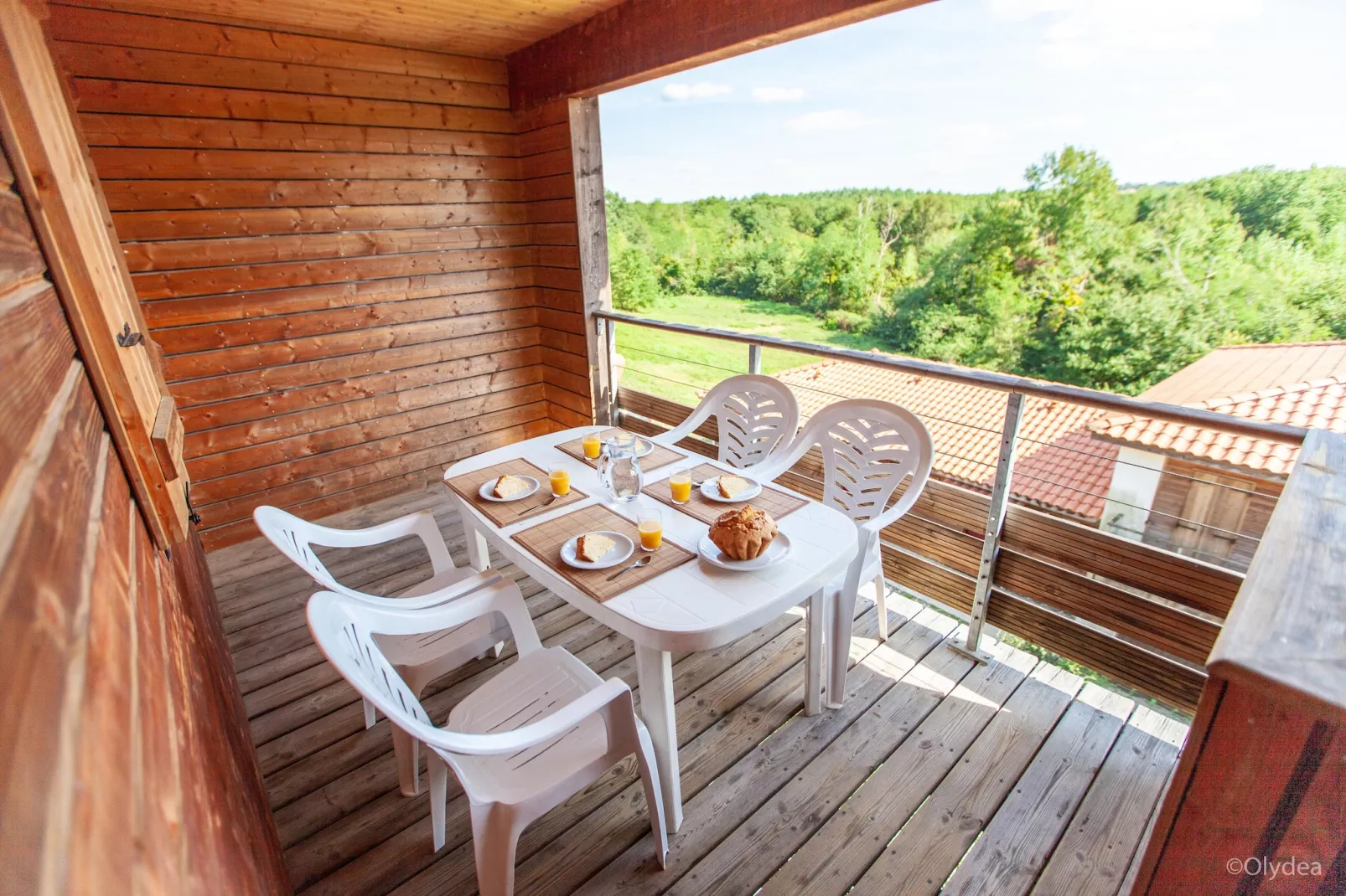 Residence Les Hameaux de la Chalosse Cassen // 4 pcs 8 pers - Terrasse / balcon