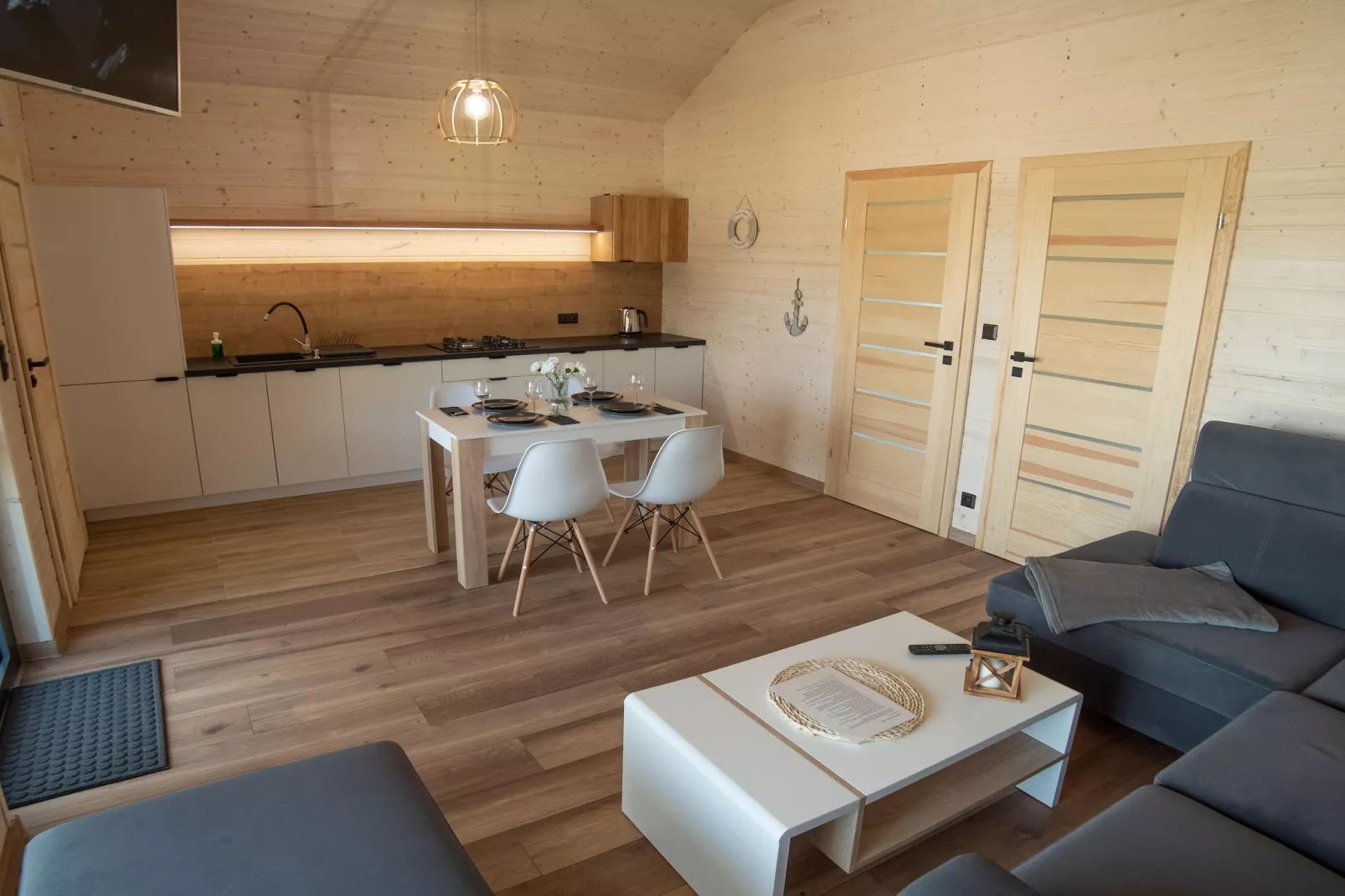 Skandynawskie domki letniskowe dla 5 osób Wicie-Living room