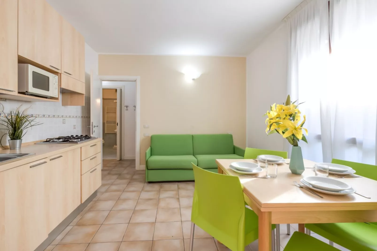 RESIDENCE PORTO LETIZIA - VILLAGE-BILOCALE 4 PAX 8226 - VGB4-Wohnzimmer