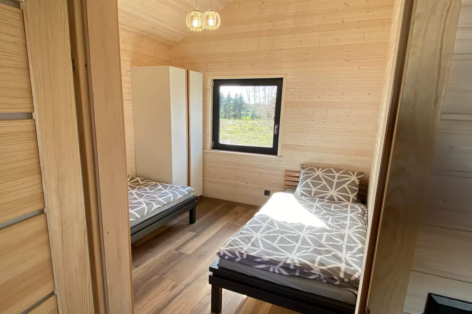 Skandynawskie domki letniskowe dla 4 osób Wicie-Bedroom