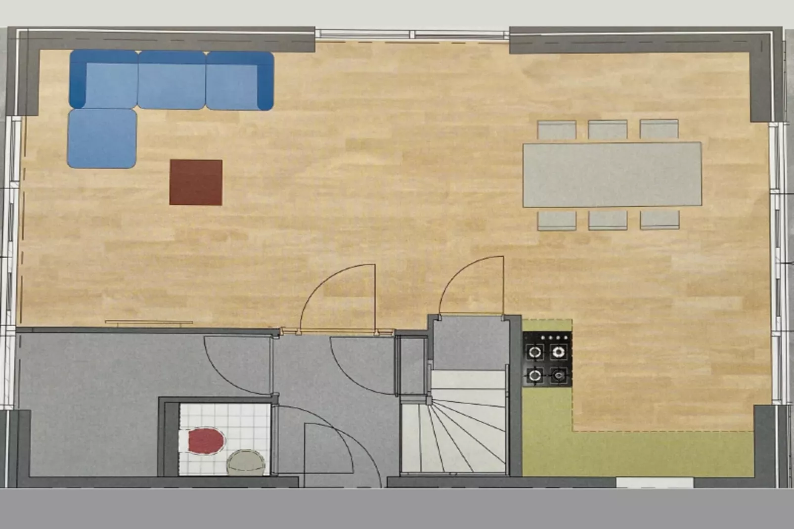 De Wielen 72-Grundriss