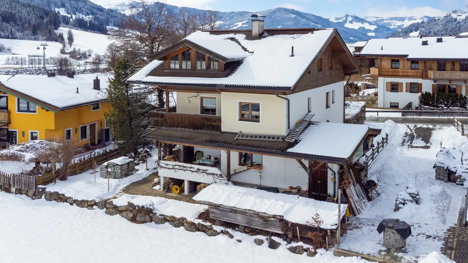 Appartement Brixnerwirt II-Außenbereich Winter