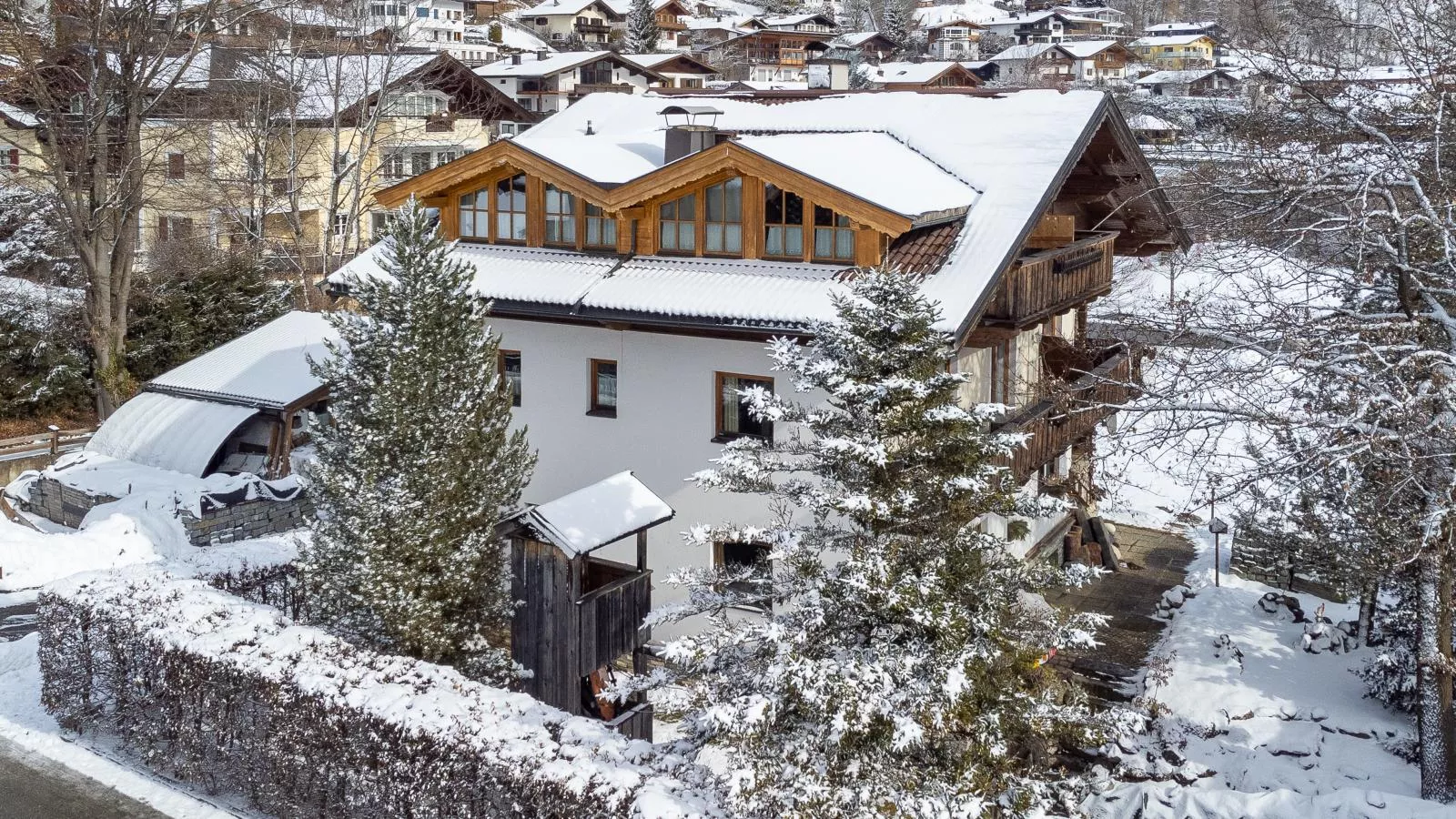 Appartement Brixnerwirt III-Außenbereich Winter