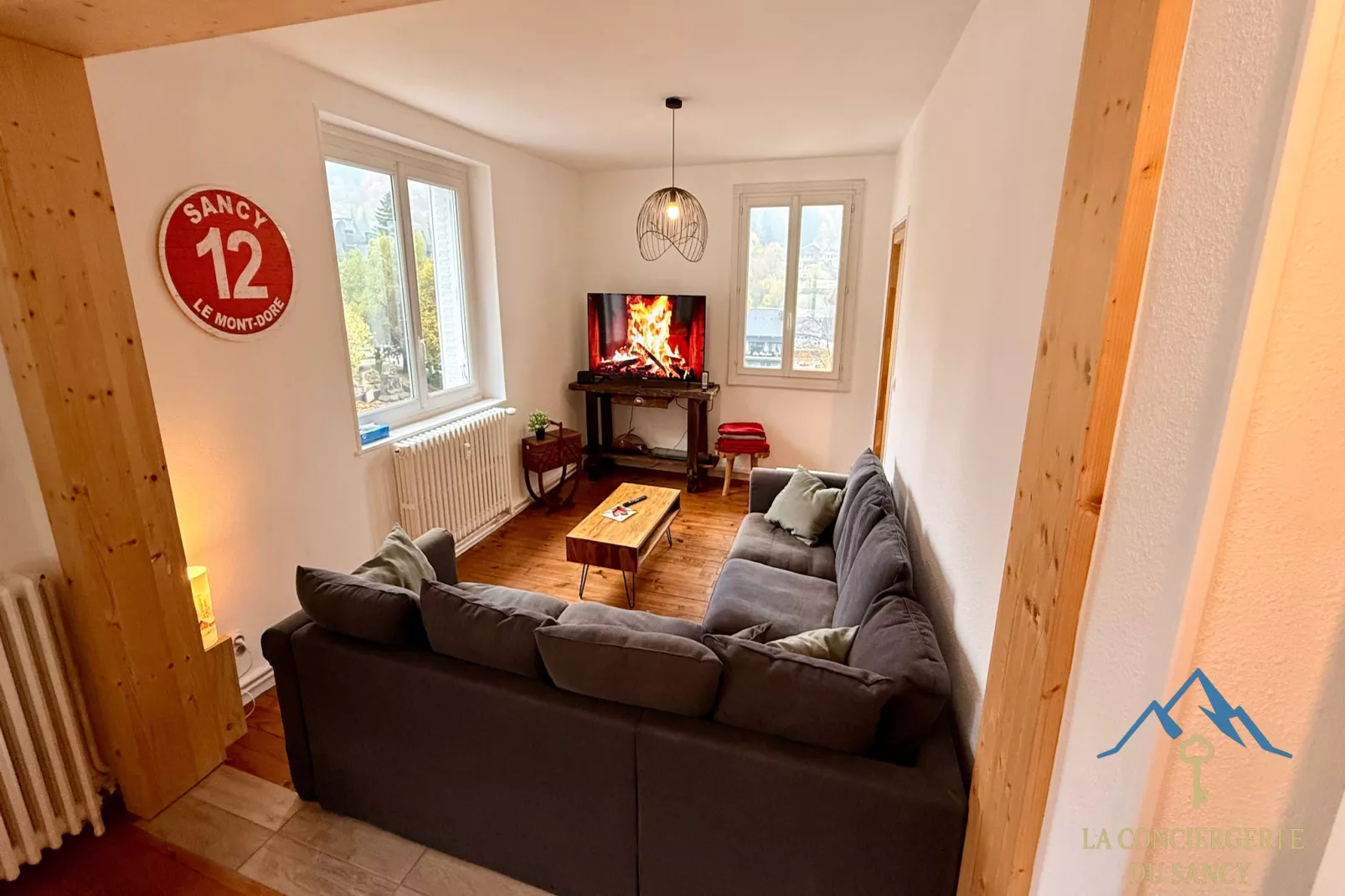 Le Mont Dole Duplex 11 pers - Salon
