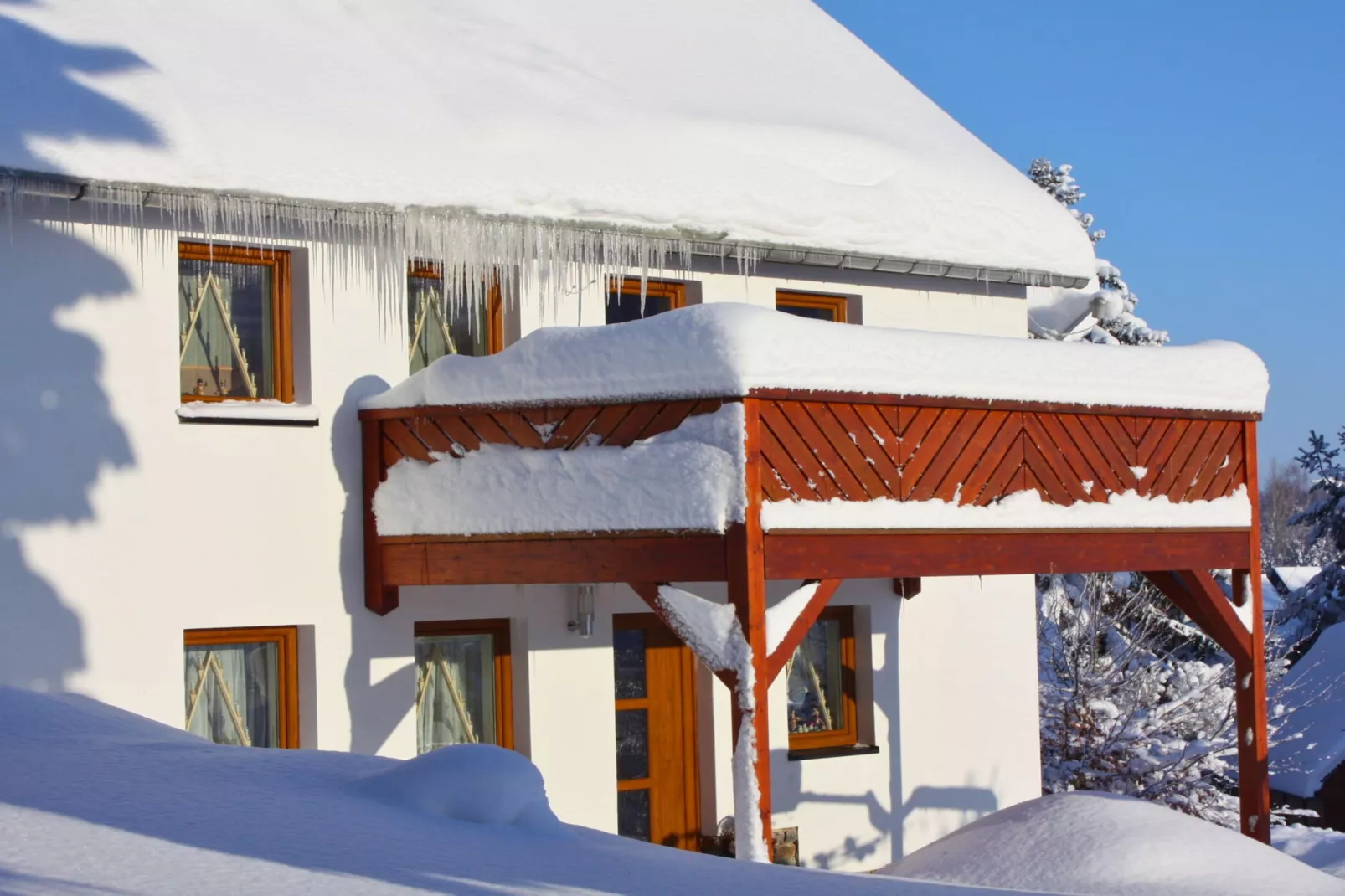 De Kleene-Außenbereich Winter