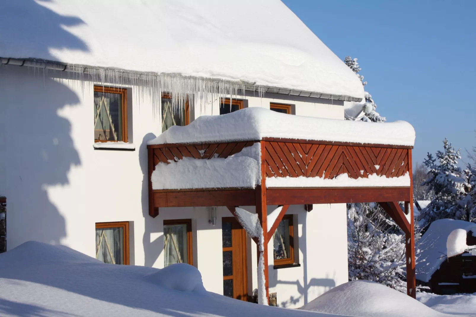 Haus De Kleene & Gruusse-Außenbereich Winter