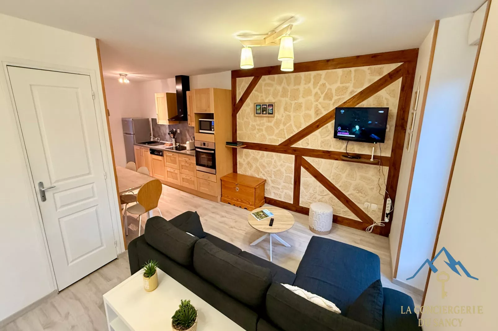 Le Capucine 4 Le Mont Dore 4/6 pers - Wohnzimmer