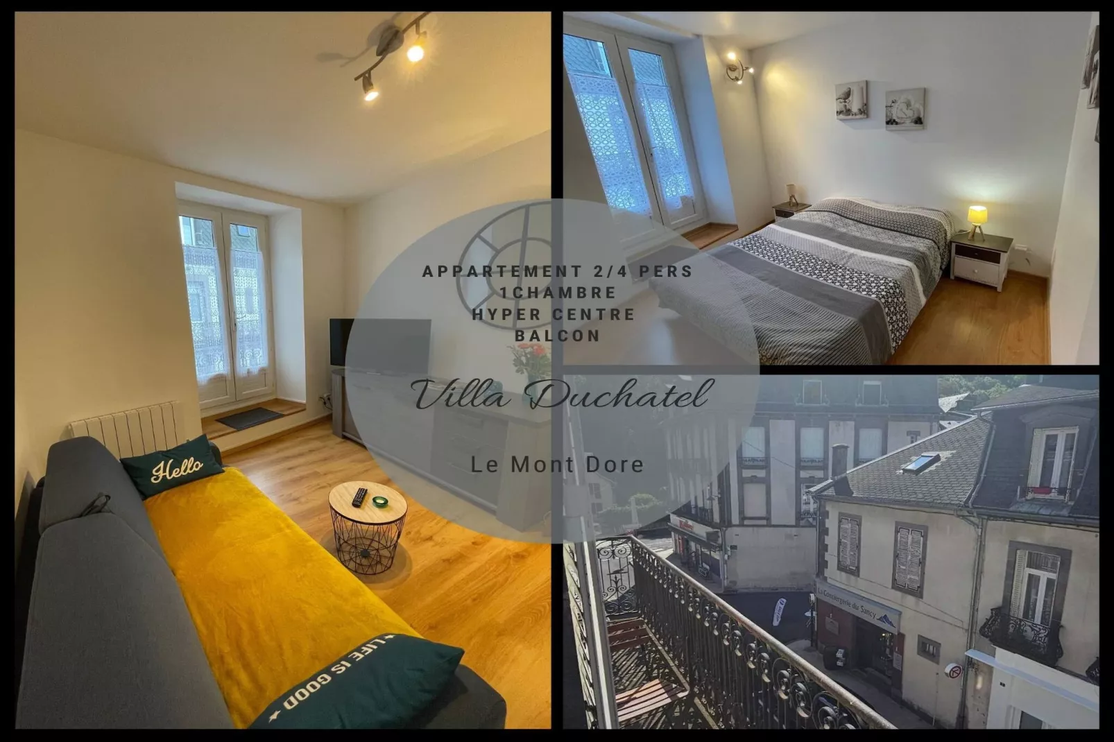 Villa Duchatel - Le Mont Dore 2/4 pers - Wohnzimmer