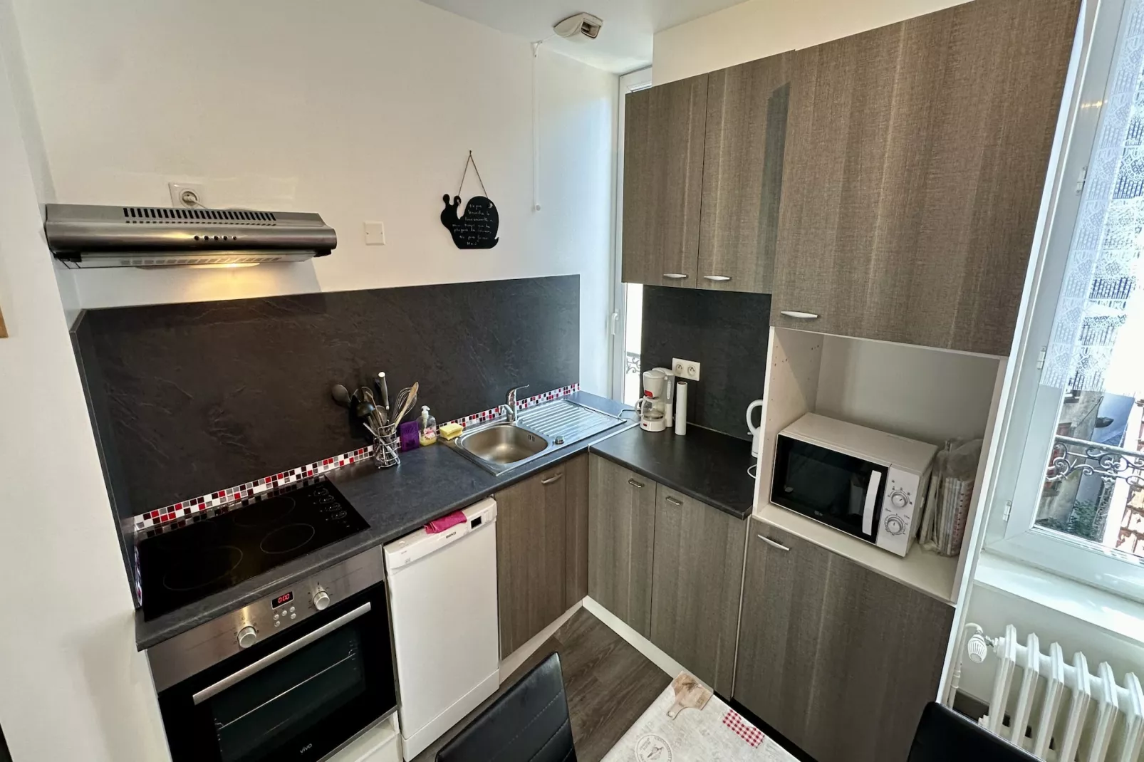 Les Champs d'Auvergne 6-Küche