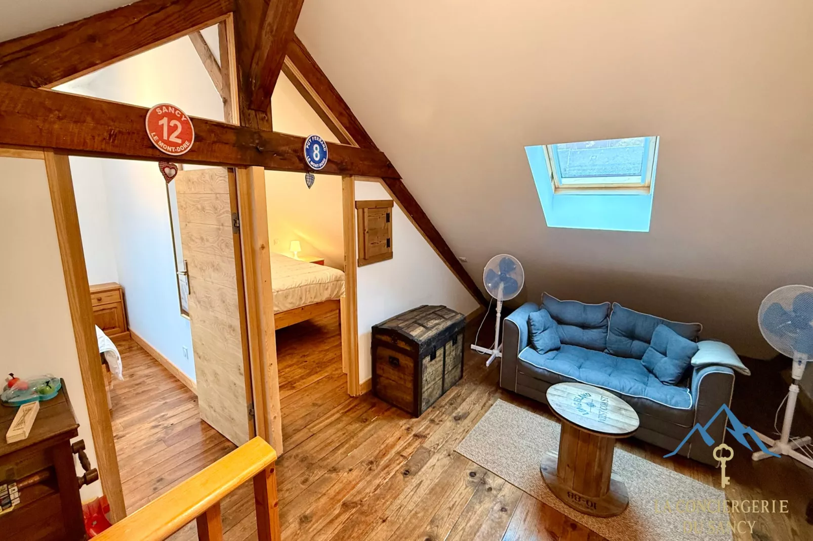 Le Mont Dole Duplex 11 pers - Salon