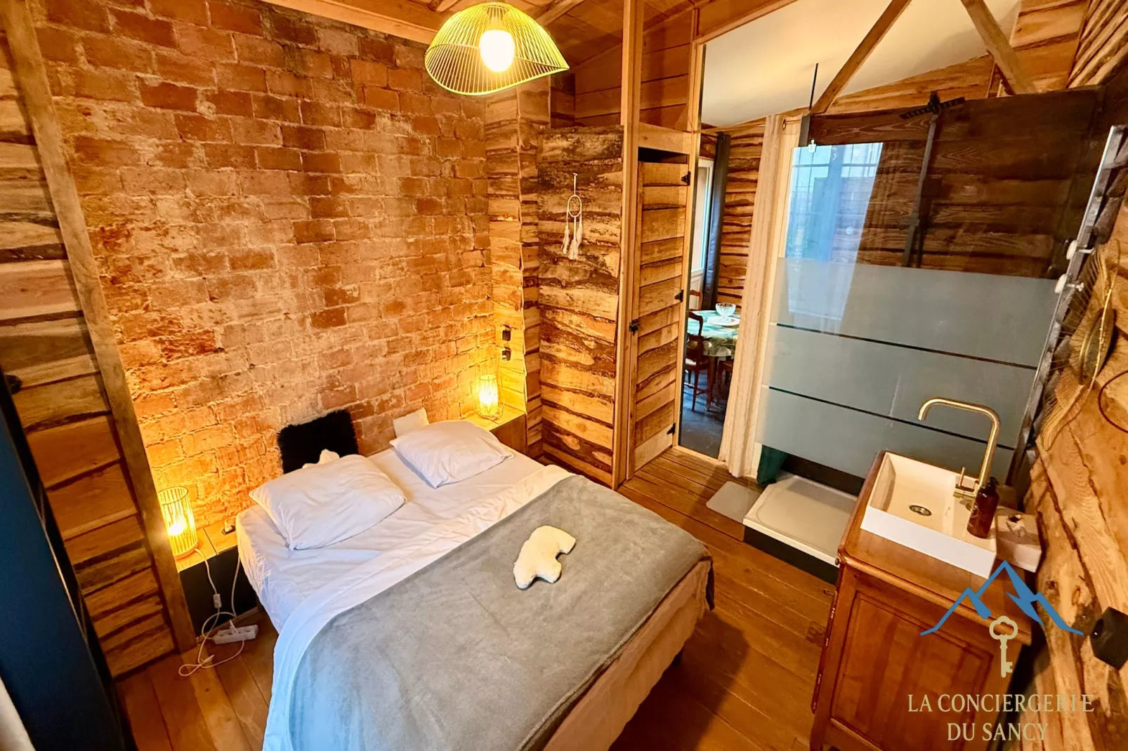 La Cabane des Sources Le Mont Dore 2pers-Chambre