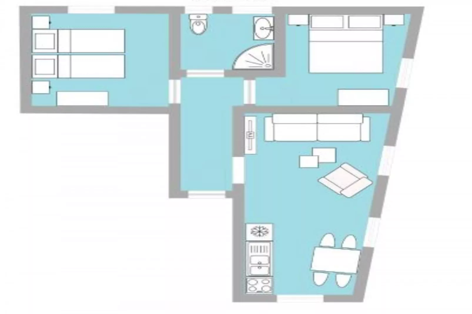 Villa Pax 2 - La Bourboule 4pers-Grundriss