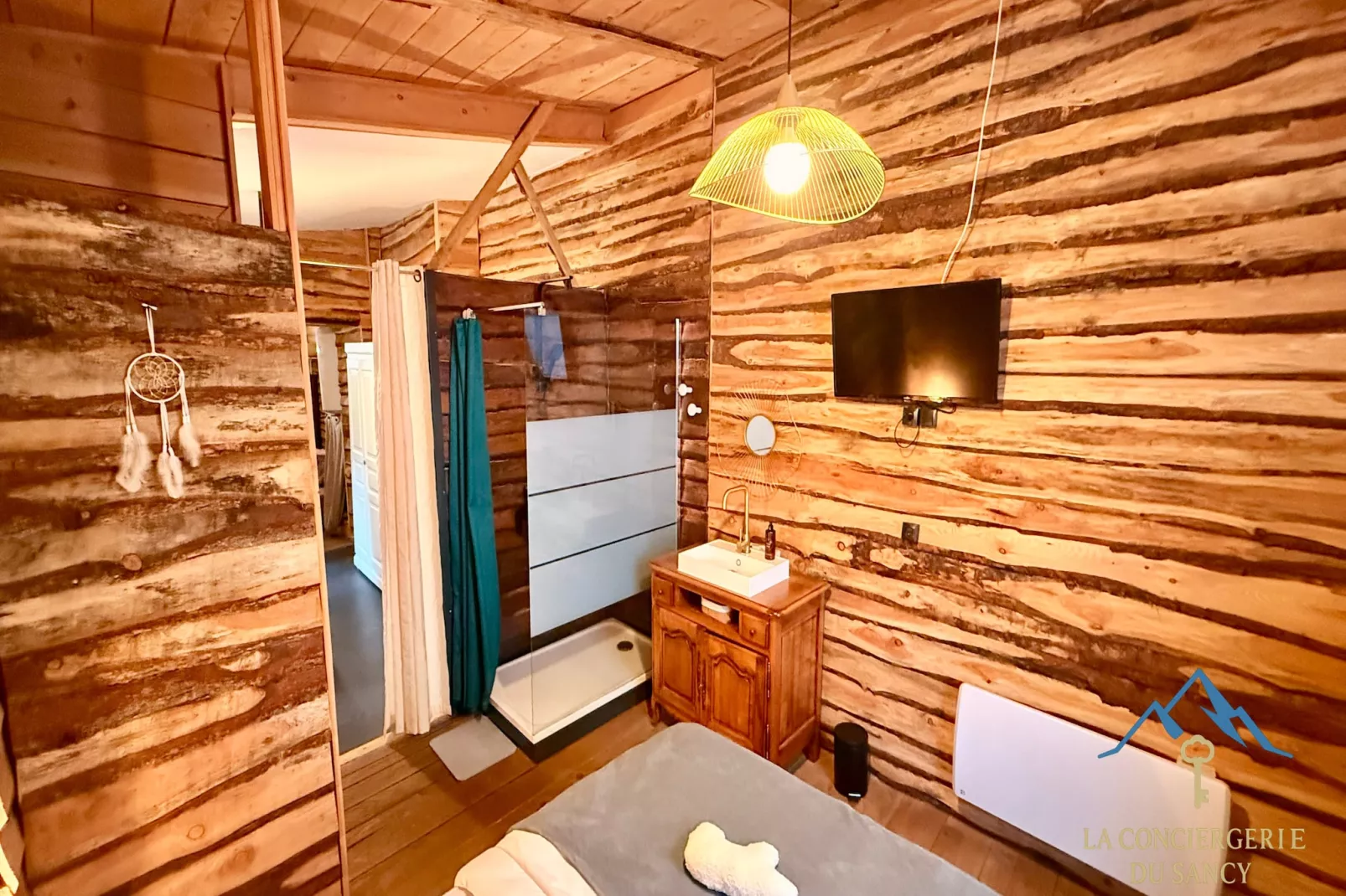 La Cabane des Sources Le Mont Dore 2pers-Salle de bain