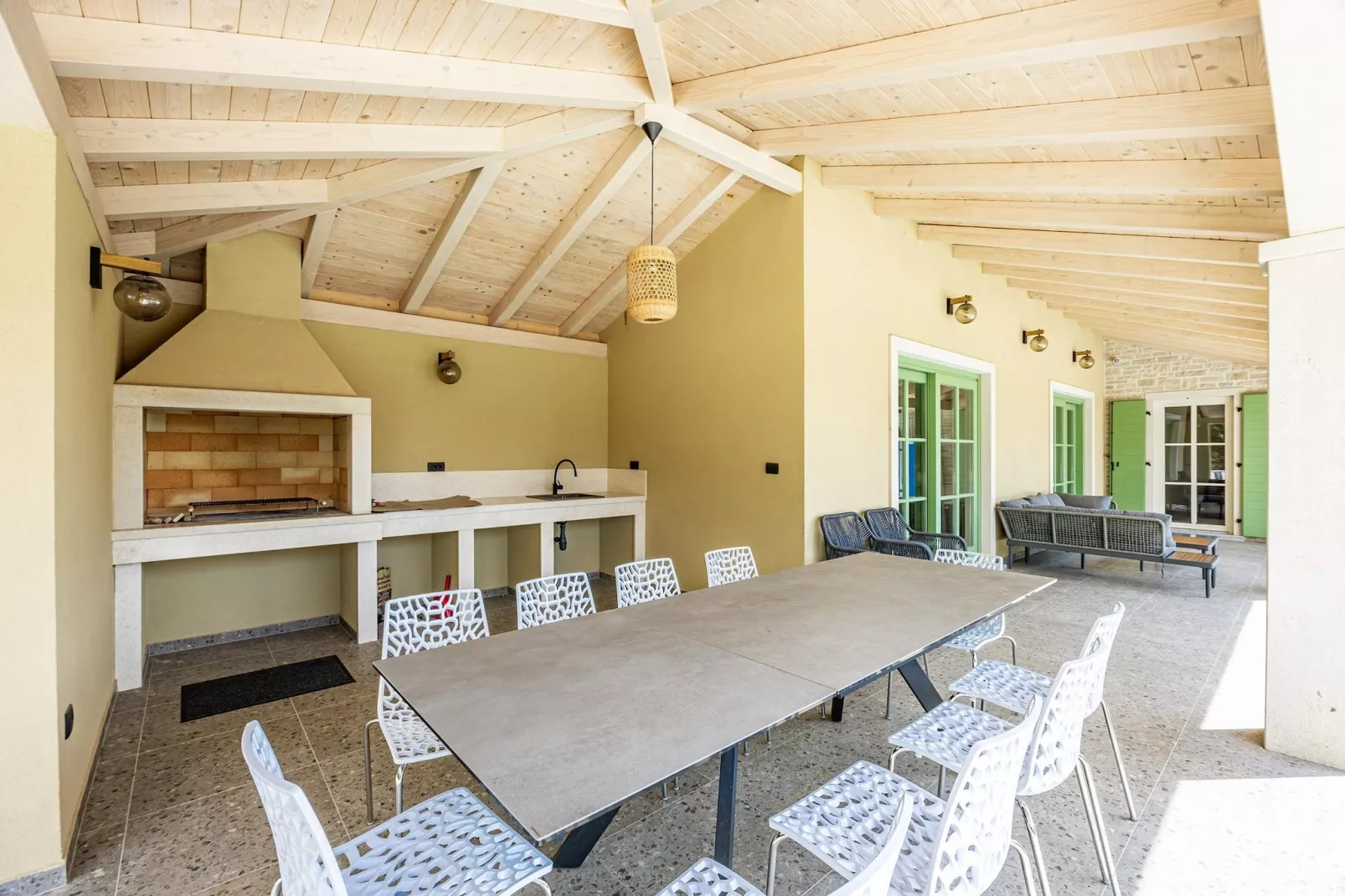 Villa Lunistra-Esszimmer