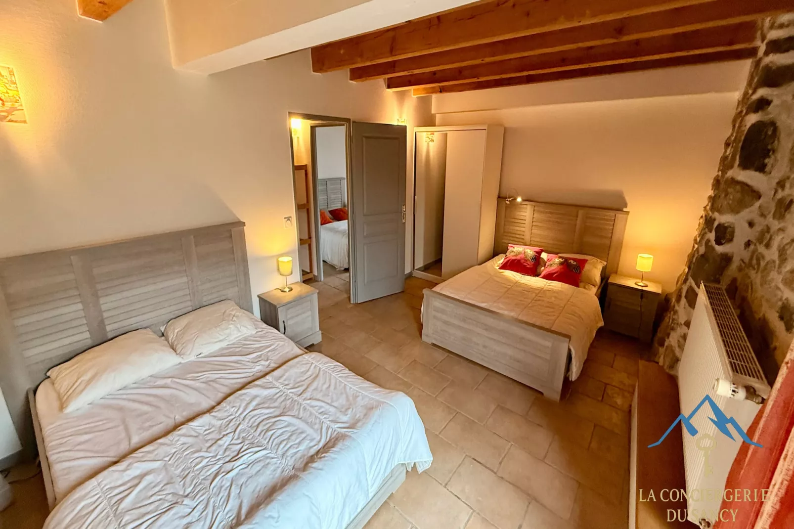 La Grange BOREL 12 pers Murat Le Quaire - Chambre