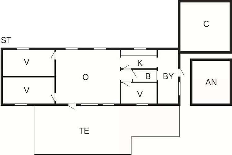 8 person holiday home in Holbæk-Floor plan