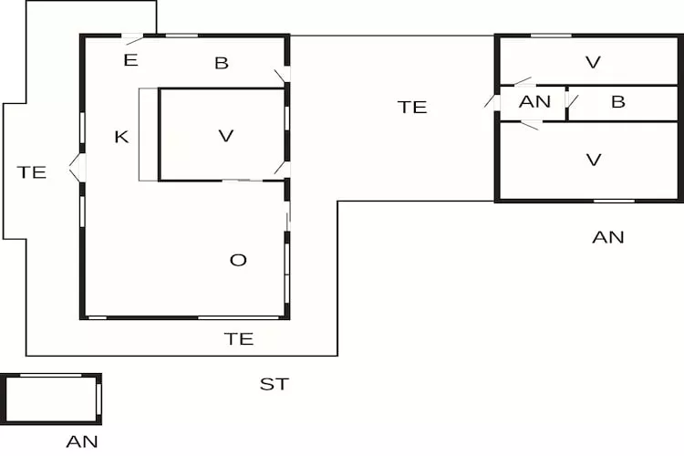 4 etoiles maison de vacances a Ålbæk - Plan