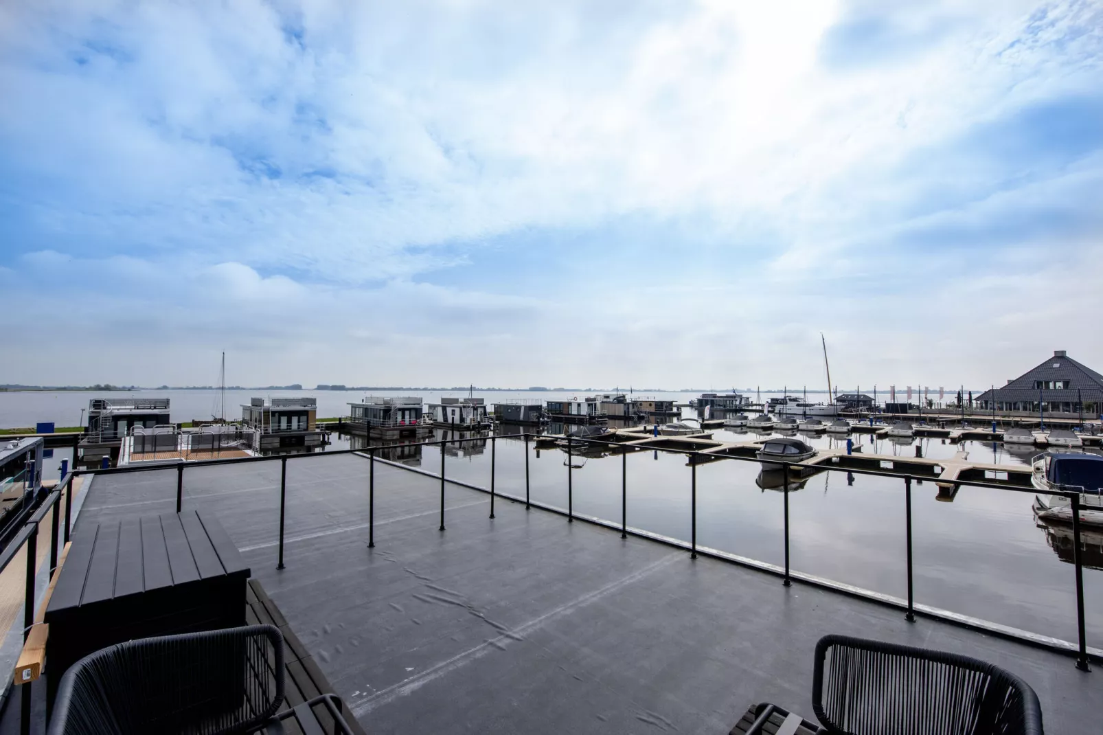RiggelBrug Sneekermeer-Aussicht Sommer