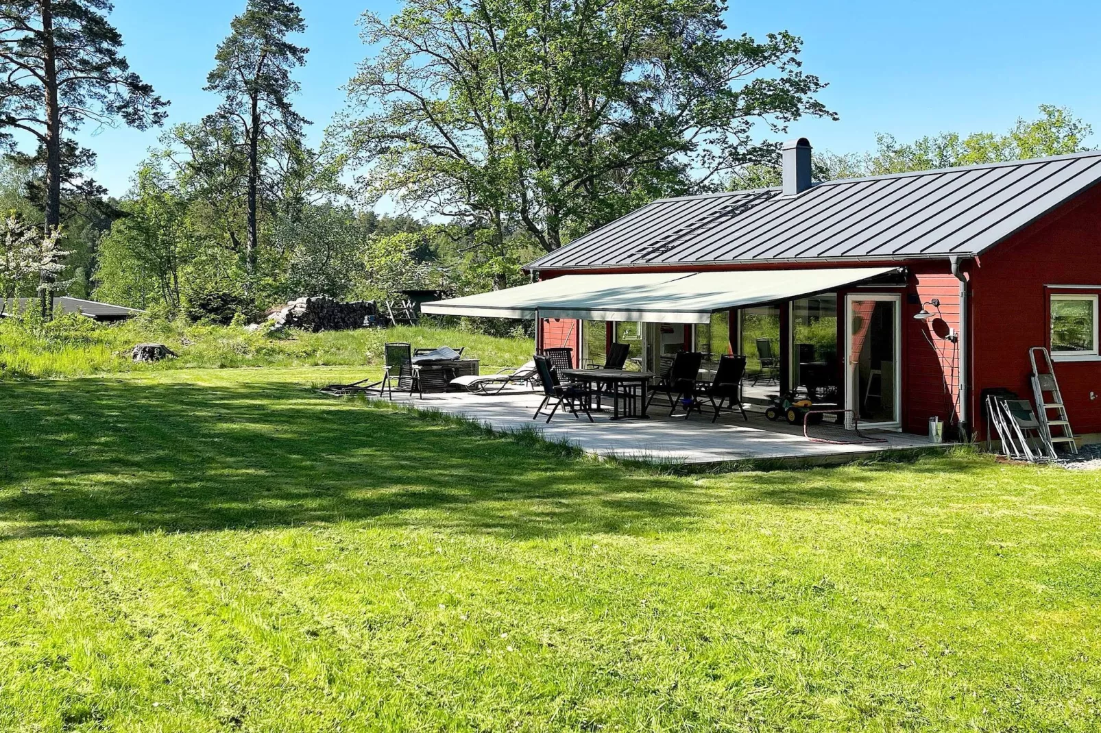 4 Sterne Ferienhaus in VAXHOLM - Im Freien