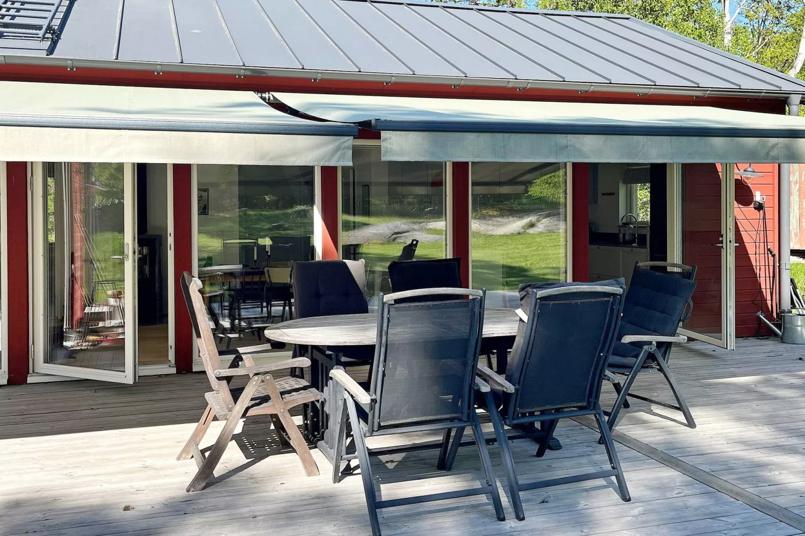 4 Sterne Ferienhaus in VAXHOLM - Im Freien
