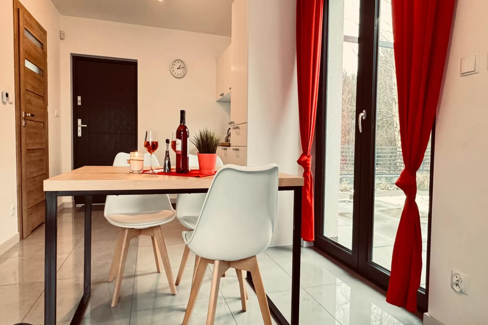 Dom wakacyjny Wilcza 12b dla 5 osób-Wohnzimmer